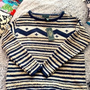 NWT Lauren Jean Co sweater sm